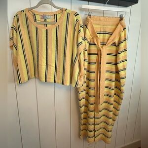 Free people beach 2 piece set